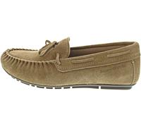 Mokassin MARC O'POLO "aus weichem Veloursleder", Damen, Gr. 41, schwarzer sand, Obermaterial: 100% Leder (Rind), unifarben, Schuhe Mokassin (82189525-41) schwarzer sand