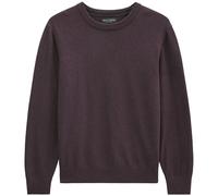 Marc O'Polo Regular Fit Pullover aus Baumwoll-Mix mir Schurwoll-Anteil in Bordeaux, Größe L