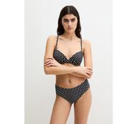 Bikini-Hose MARC O'POLO "Palm Geo Print", Damen, Gr. L, N-Gr, schwarz geo print, Obermaterial: 84% Polyamid, 16% Elasthan, Badehosen Bikini-Hose (35040459-L) schwarz geo print