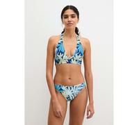 Bandeau-Bikini-Top MARC O'POLO "Bohemian Leaf AOP", Damen, Gr. M (40), N-Gr, multi colour print, Obermaterial: 84% Polyamid, 16% Elasthan, Bikini-Oberteile (16642006-M) multi colour print