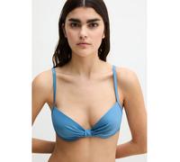 Marc O'Polo Bikini-Oberteil mit Knotendetail in Blau, Größe 80B