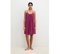 Nachthemd MARC O'POLO, Damen, Gr. XL (46), N-Gr, himbeer pink, Jersey, Obermaterial: 64% Viskose, 36% Baumwolle, kniefrei, Rundhals, Kleider Nachthemd, mit Spaghettiträgern (72689769-XL) himbeer pink