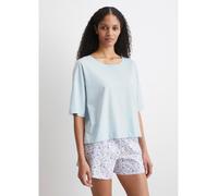 Marc O´Polo Bodywear Pyjama-Oberteil in Hellblau - Größe S | Damen Loungewear