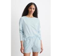 Marc O´Polo Bodywear Pyjama-Oberteil in Hellblau - Größe XL | Damen Loungewear