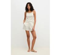 Marc O´Polo Bodywear Pyjama-Shorts in Creme - Größe L | Damen Loungewear