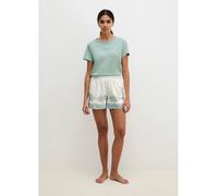 Marc O´Polo Bodywear Pyjama-Shorts in Weiß - Größe L | Damen Loungewear