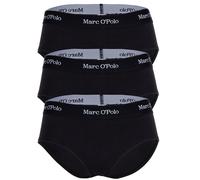 Marc O´Polo Women's Essentials 3-Pack Panty Hipster Panties, Black, Medium