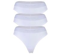 Marc O'Polo String Essentials 3er-Pack – Bio-Baumwolle, Logobund, Weiß XS