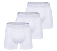 Marc O´Polo Men's Essentials 3-Pack Boxer Shorts, White, Extra Large