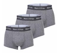 Marc O'Polo Trunks Essentials, 3er-Pack, 95% Baumwolle/5% Elasthan, grau meliert, Gr. M