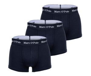 Marc O Polo Herren Boxer Shorts, 3er Pack - Trunks, Organic Cotton, Stretch Navy / L L Blau