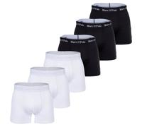 Marc O Polo Herren Boxer Shorts, 6er Pack - Boxer,Organic Cotton Stretch M Schwarz
