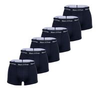 Marc O Polo Herren Boxer Shorts, 6er Pack - Trunks, Organic Cotton, Stretch M Blau