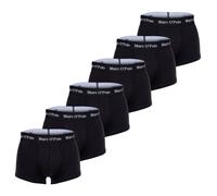 Marc O Polo Herren Boxer Shorts, 6er Pack - Trunks, Organic Cotton, Stretch M Schwarz