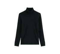 Marc O'Polo Herren Langarmshirt mit Rollkragen - Jersey T-Shirts Longsleeve, Baumwolle Schwarz / 2XL XXL Schwarz