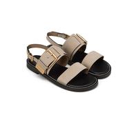 Marc O´Polo Leder-Sandalen in Beige - Größe 41 | Damen Sandalen