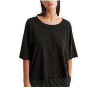 Marc O’Polo Marc O Polo Lounge Cropped Top Schwarz Baumwolle Medium Damen