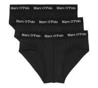 Marc O Polo Herren Slip, 3er Pack - Brief, Unterwäsche, Organic Cotton Stretch, einfarbig Schwarz S