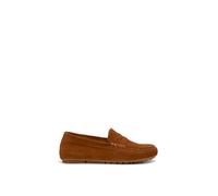 Mokassin MARC O'POLO "Selma", Herren, Gr. 37, cognac, Veloursleder, unifarben, Schuhe Mokassin, Slipper, Schlupfschuh, Loafer mit Memory Foam-Innensohle (90793726-37) cognac