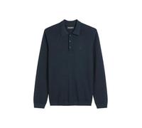 Marc O'Polo Rollkragenpullover aus feinem Bio-Baumwoll-Piqué 100% Baumwolle Herren L (schwarz/navy)