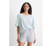 Marc O´Polo Pyjama-Shorts in Hellblau - Größe XL | Damen Loungewear