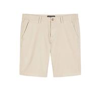 Shorts MARC O'POLO "in softer Twill Stretch-Qualität", Herren, Gr. 31, Normalgrößen, braun (light braun), Obermaterial: 97% Baumwolle, 3% Elasthan, unifarben, casual, regular fit kurz, Hosen (60355032