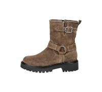 Stiefelette MARC O'POLO "aus softem Veloursleder" Gr. 40, grau Damen Schuhe (64303607-40) grau