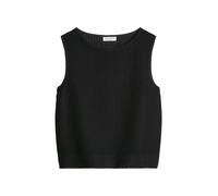 T-Shirt MARC O'POLO "aus Baumwoll-Mix-Jersey", Damen, Gr. XS, schwarz, Obermaterial: 55% Baumwolle, 45% Polyester, unifarben, loose fit, Shirts T-Shirt (72896111-XS) schwarz