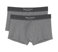 Marc O´Polo Men's Iconic Rib 2-Pack Trunks, Grey, Extra Large