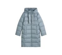 Marc O'Polo Shaped Fit Daunenmantel mit Kapuze in Rauchblau, Größe 44