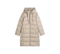 Marc O'Polo Shaped Fit Daunenmantel mit Kapuze in Stein, Größe 36