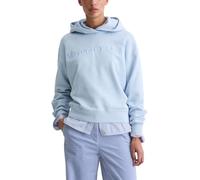 Sweatshirt MARC O'POLO "aus Organic Cotton", Damen, Gr. XXL, soft sea, Obermaterial: 100% Baumwolle, unifarben, relaxed fit, Rundhals, Rippbündchen, Sweatshirts Sweatshirt (64900928-XXL) soft sea