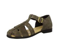 Marc O'Polo Sandale aus softem Veloursleder, 100% Leder (Rind) Damen Gr. 38 faded braun