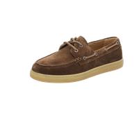 Mokassin MARC O'POLO "aus Veloursleder", Herren, Gr. 41, schwarz taupe, Obermaterial: 100% Leder (Rind), unifarben, Schuhe Mokassin (55242717-41) schwarz taupe