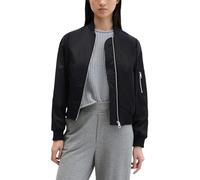 Outdoorjacke MARC O'POLO "aus recyceltem Shiny-Polyester-Twill", Damen, Gr. 38, deep night blau, Obermaterial: 100% Polyester, unifarben, regular fit, Rippbündchen, Jacken Outdoorjacke (87652325-38) d