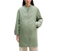 Kurzmantel MARC O'POLO "aus recyceltem Polyester-Twill", Damen, Gr. 46, grün (fresh sage), Obermaterial: 100% Polyester. Füllung: 100% Polyester. Futter: 100% Polyamid, unifarben, regular fit, Bündche