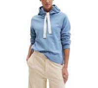 Sweatshirt MARC O'POLO "mit gepeachter Oberfläche", Damen, Gr. M, fall sky, Obermaterial: 100% Baumwolle, unifarben, loose fit, Rundhals, Rippbündchen, Sweatshirts Sweatshirt (23431906-M) fall sky
