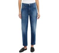 Boyfriend-Jeans MARC O'POLO "aus softem Cashmere Touch Denim", Damen, Gr. 27, Länge 32, dunkelblau, Obermaterial: 92% Baumwolle, 6% Elastomultiester, 2% Elasthan, unifarben, loose fit knöchelfrei, Jea