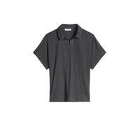 Poloshirt MARC O'POLO "aus Slub Jersey", Damen, Gr. M, oxide grau, Obermaterial: 100% Baumwolle, unifarben, regular fit, Shirts (12839521-M) oxide grau
