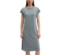 Jerseykleid MARC O'POLO "mit TENCEL™ Modal", Damen, Gr. L, Normalgrößen, quiet sea, Obermaterial: 48% Modal, 48% Baumwolle, 4% Elasthan, unifarben, regular fit ca. Mitte Knie, Kleider Jerseykleid (682