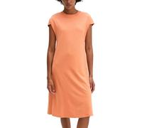 Jerseykleid MARC O'POLO "mit TENCEL™ Modal", Damen, Gr. XL, Normalgrößen, warm orange, Obermaterial: 48% Modal, 48% Baumwolle, 4% Elasthan, unifarben, regular fit ca. Mitte Knie, Kleider Jerseykleid (