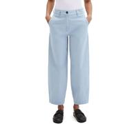 Chinohose MARC O'POLO "aus Organic Cotton-Twill", Damen, Gr. 38, Normalgrößen, grau horizon, Twill, Obermaterial: 98% Baumwolle, 2% Elasthan, unifarben, slim fit normal, Hosen Chinohose (42265739-38) 