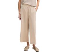 Dehnbund-Hose MARC O'POLO, Damen, Gr. 36, N-Gr, smooth sand, Web, Obermaterial: 90% Lyocell, 10% Leinen, relaxed fit, Hosen, Model Margo wide aus Lyocell-Leinen-Mix, elastischer Bund (38015452-36) smo