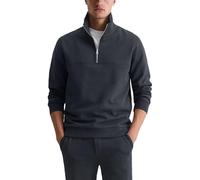 Marc O'Polo Troyer Herren Regular Fit Baumwolle blau, M