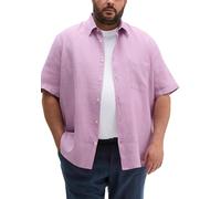 Marc O'Polo Kurzarmhemd Herren Kurzarm Leinen rosa, 5XL
