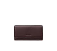 Geldbörse MARC O'POLO "aus hochwertigem Rindleder", Damen, braun (schwarz cherry), Leder, Kleinlederwaren (99462265-0) schwarz cherry