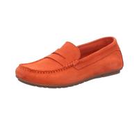 Marc O'Polo Mokassin aus Velours-Rindleder Damen 100% Leder Cognac Gr. 39