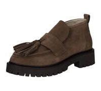 Loafer MARC O'POLO "aus geöltem Veloursleder", Damen, Gr. 40, braun (faded braun), Obermaterial: 100% Leder, unifarben, Schuhe Loafer (49105929-40) faded braun