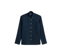 Marc O'Polo Hemd Herren Regular Fit Langarm Baumwolle blau, XL
