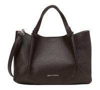 Marc O'Polo Umhängetasche aus echtem Rindsleder Modell 'BELLILI' in Dunkelbraun, Größe 1